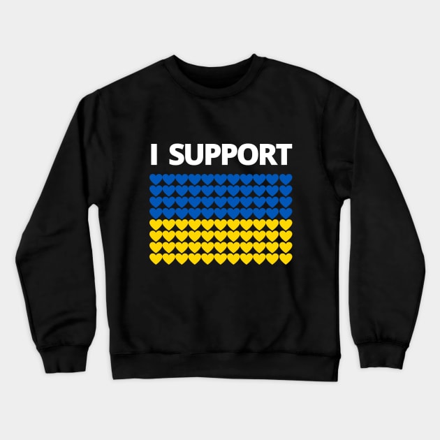 I Support Ukraine Crewneck Sweatshirt by MindBoggling